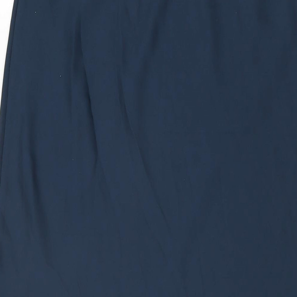 Red Herring Womens Blue Polyester Flare Skirt Size 10