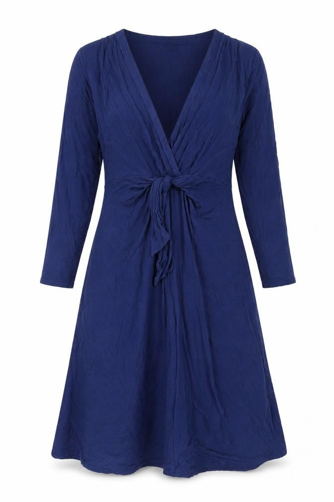 Phase Eight Womens Blue Viscose A-Line Size 12 V-Neck Pullover