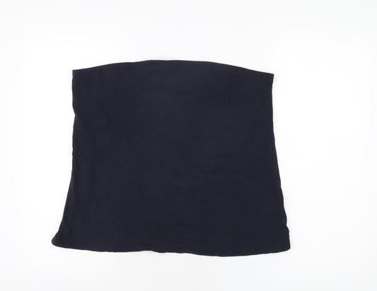 NEXT Womens Blue Cotton Basic T-Shirt Size 20 Off the Shoulder