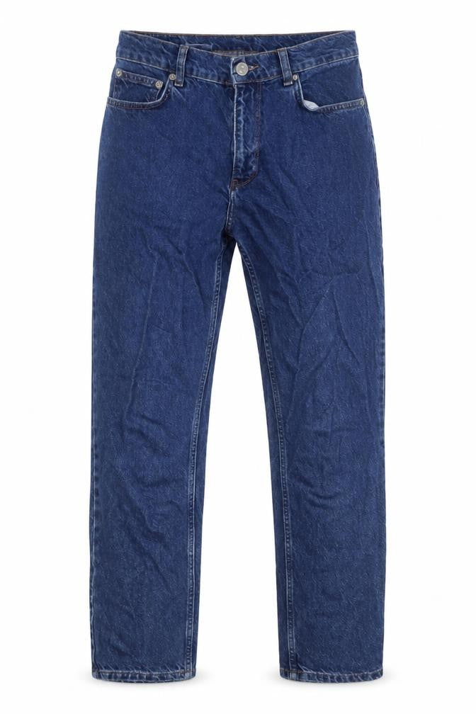 Mango Womens Blue Cotton Mom Jeans Size 8 L28 in Regular Zip