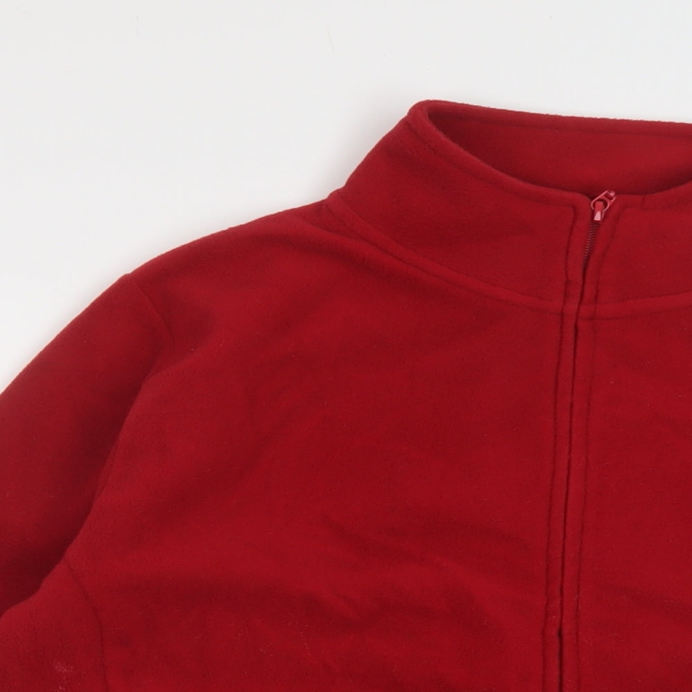 EWM Womens Red Jacket Size 14 Zip