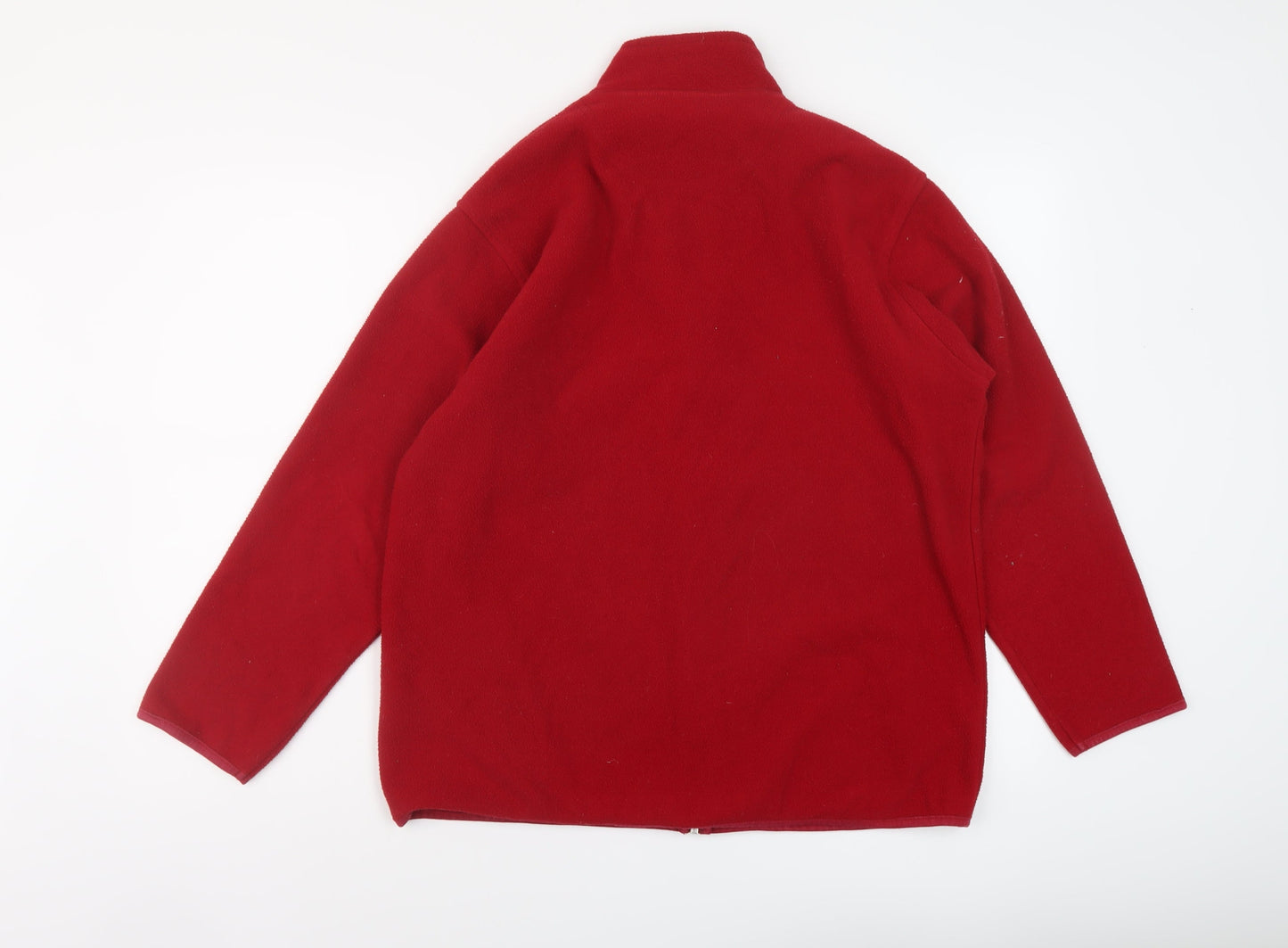 EWM Womens Red Jacket Size 14 Zip