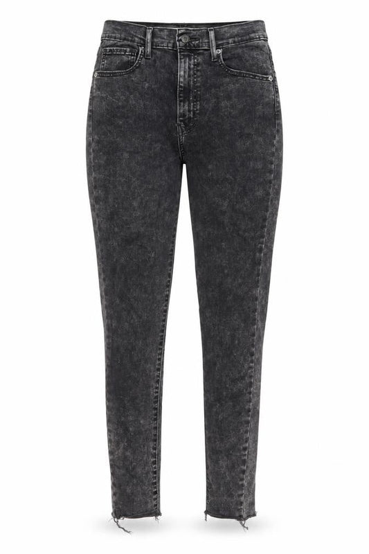 Levi's Womens Grey Cotton Skinny Jeans Size 28 in L28 in Regular Button