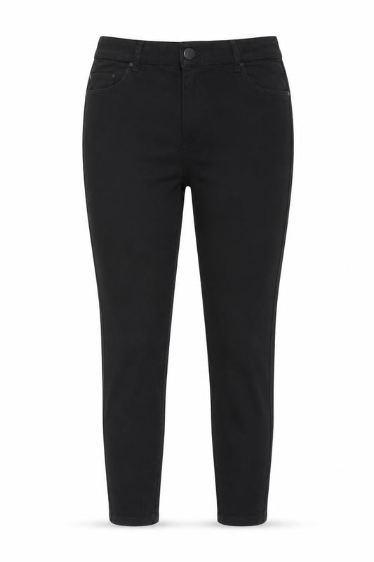 Marks & Spencer Womens Black Cotton Jegging Jeans Size 10 L24 in Regular Button