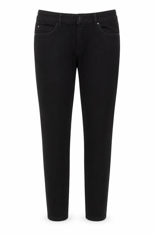 George Womens Black Cotton Skinny Jeans Size 12 L27 in Regular Button