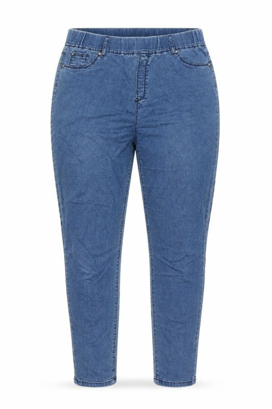 Exact Womens Blue Cotton Jegging Jeans Size 12 L28 in Regular