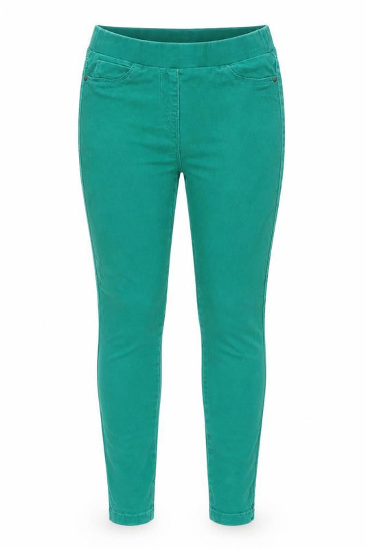 TU Womens Green Cotton Jegging Jeans Size 8 L28 in Regular