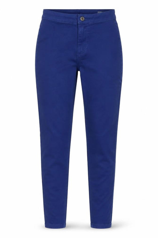 Marks & Spencer Womens Blue Cotton Skinny Jeans Size 6 L29 in Regular Zip