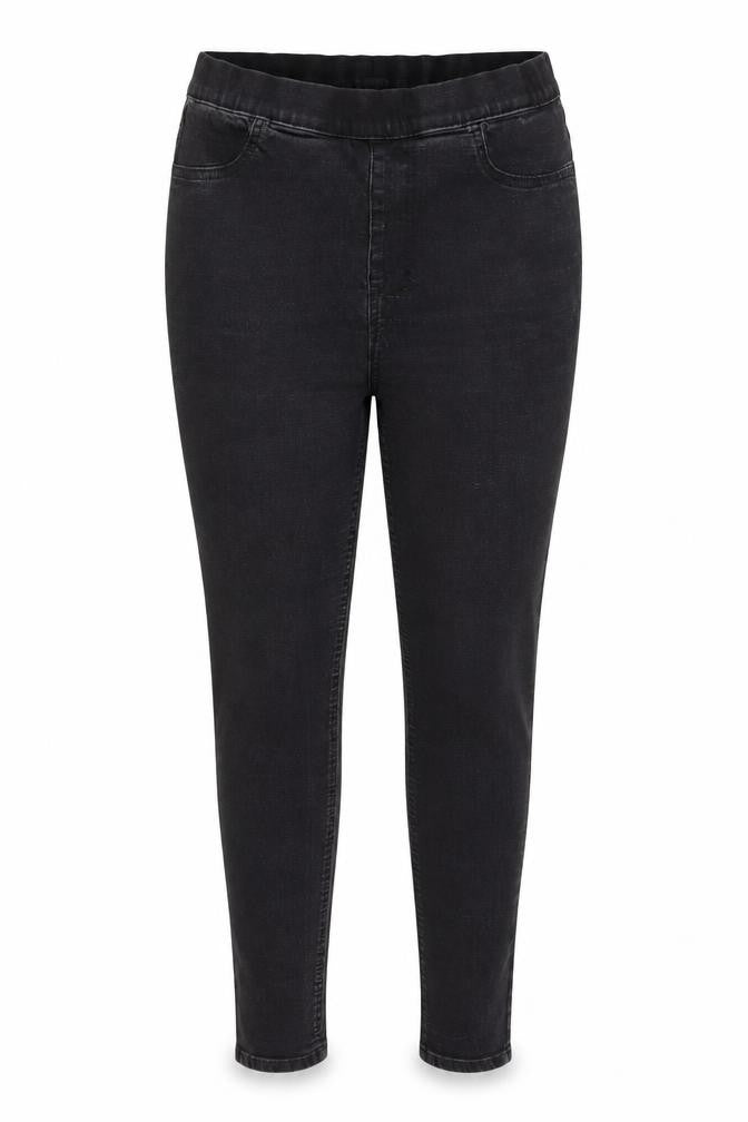 Marks & Spencer Womens Grey Cotton Jegging Jeans Size 12 L27 in Regular