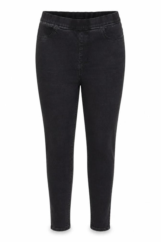 Marks & Spencer Womens Grey Cotton Jegging Jeans Size 12 L27 in Regular