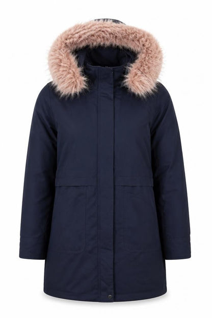 Great Plains London Womens Blue Parka Jacket Size 10 Zip