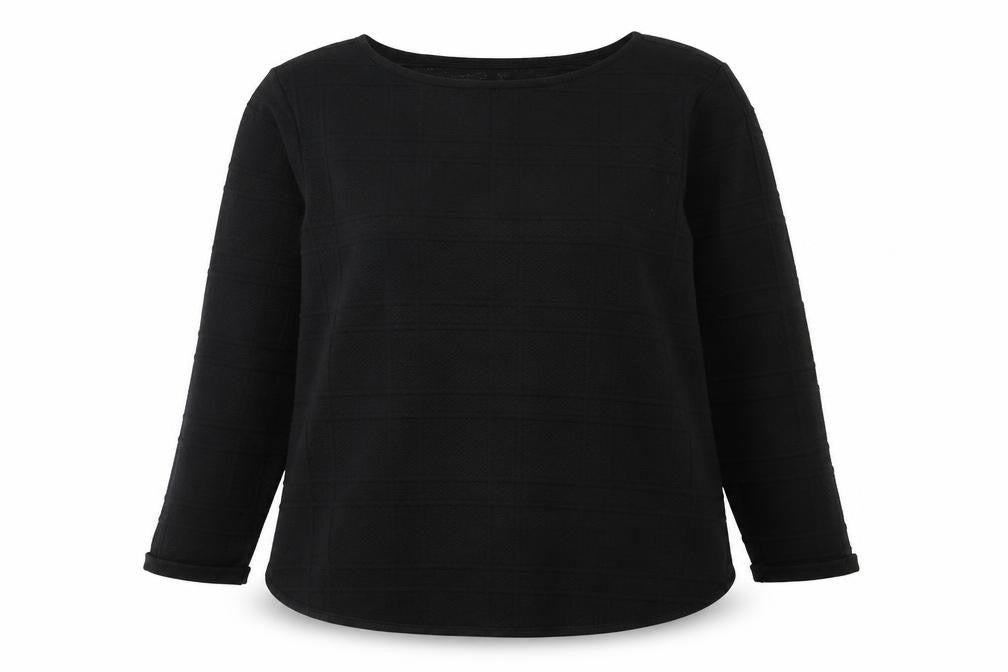 H&M Womens Black Round Neck Polyester Pullover Jumper Size L