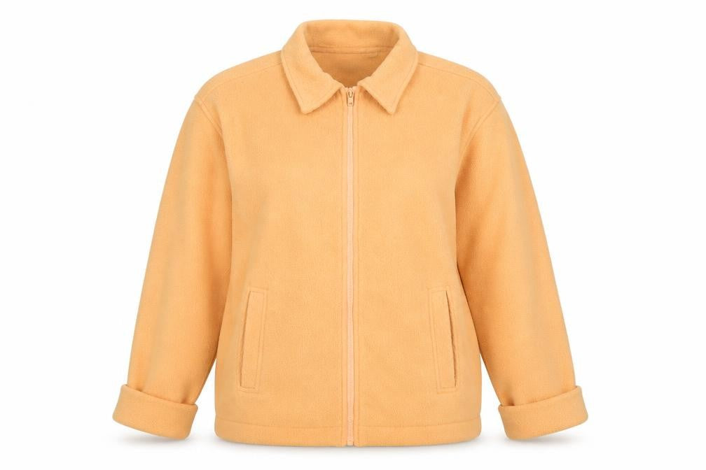 Fabrizio Womens Orange Jacket Size M Zip - Size M/L