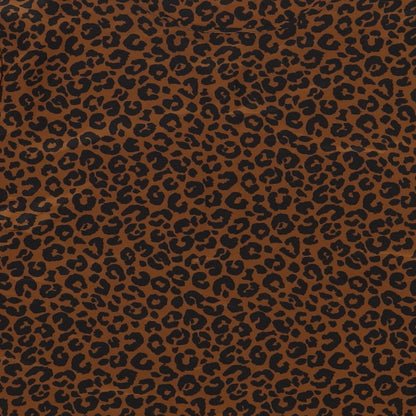 St Michael Womens Brown Animal Print Polyester Basic Blouse Size 14 Round Neck