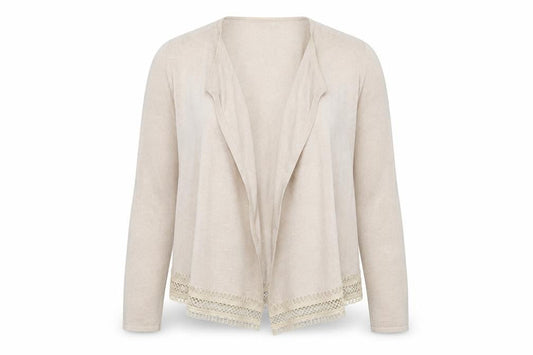 Marks & Spencer Womens Beige V-Neck Polyester Cape Jumper Size 12