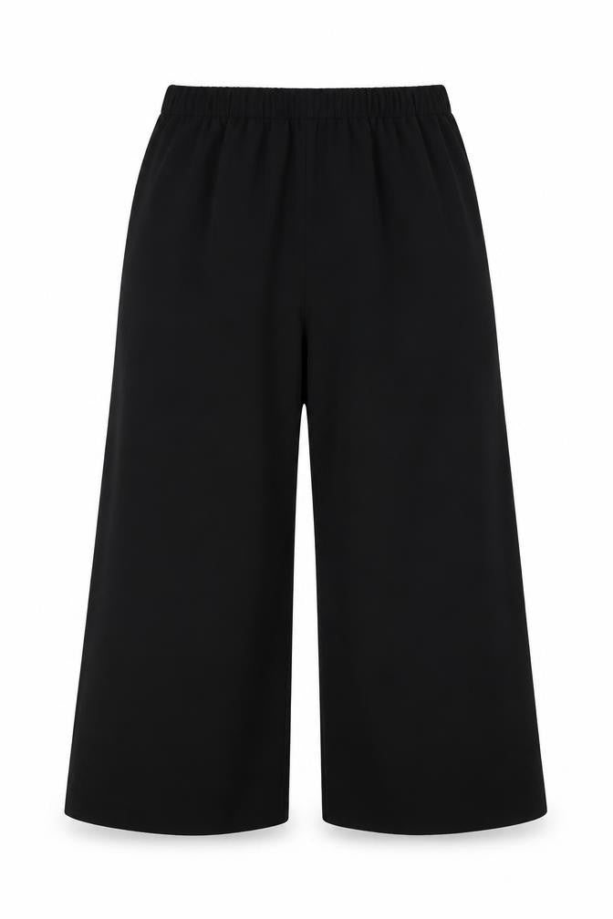 Quiz Womens Black Polyester Trousers Size 12 Regular