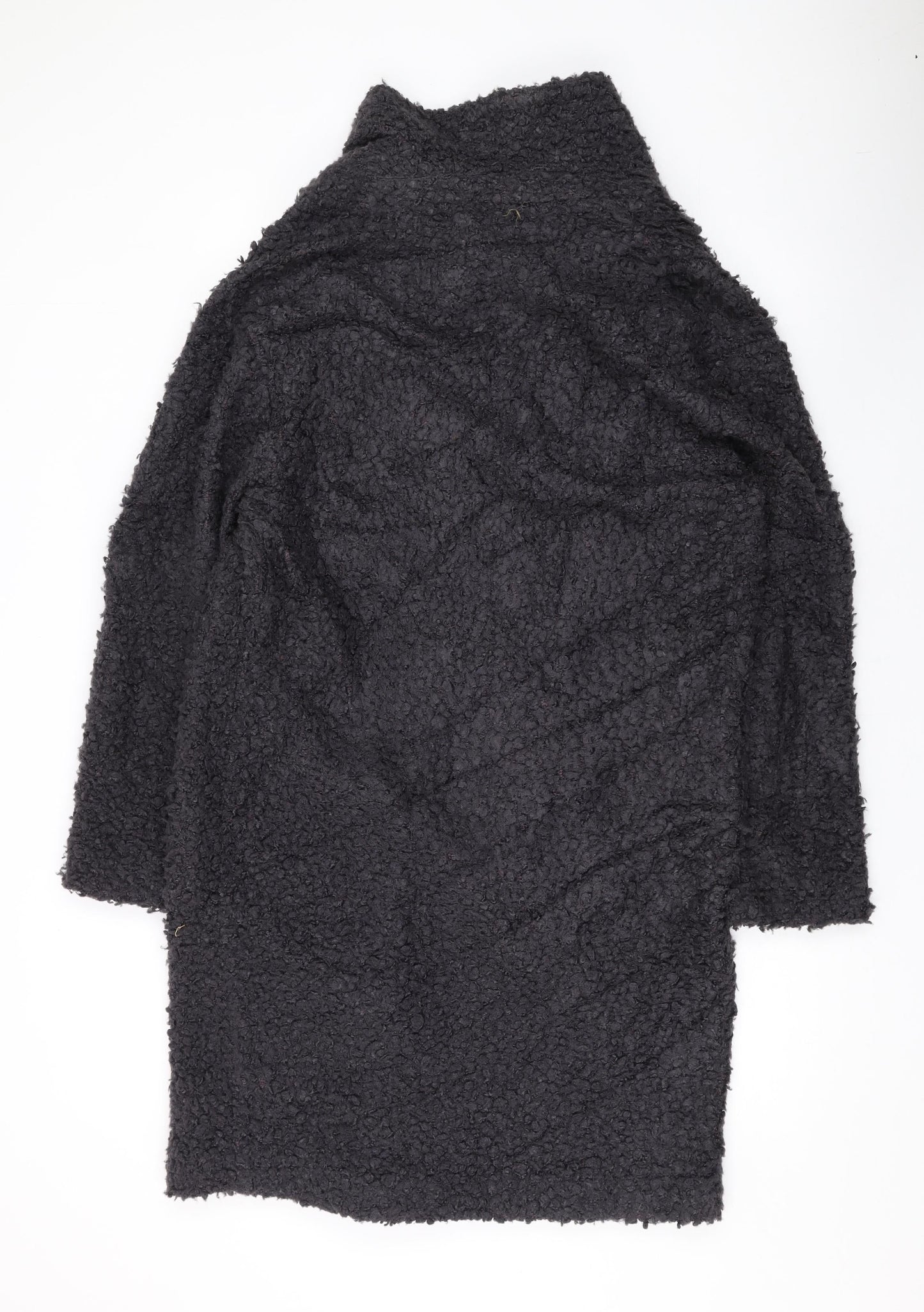 Marks and Spencer Womens Grey Overcoat Coat Size 12