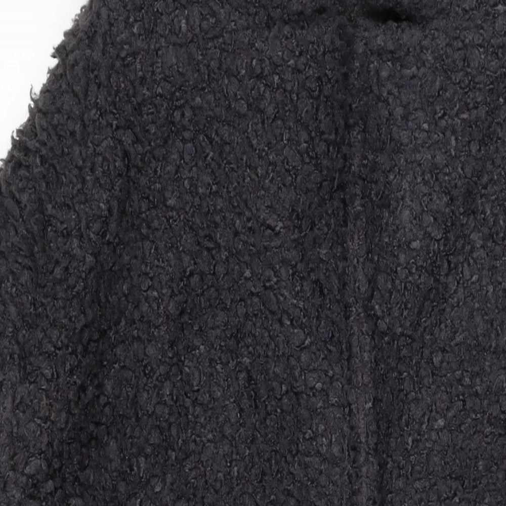 Marks and Spencer Womens Grey Overcoat Coat Size 12