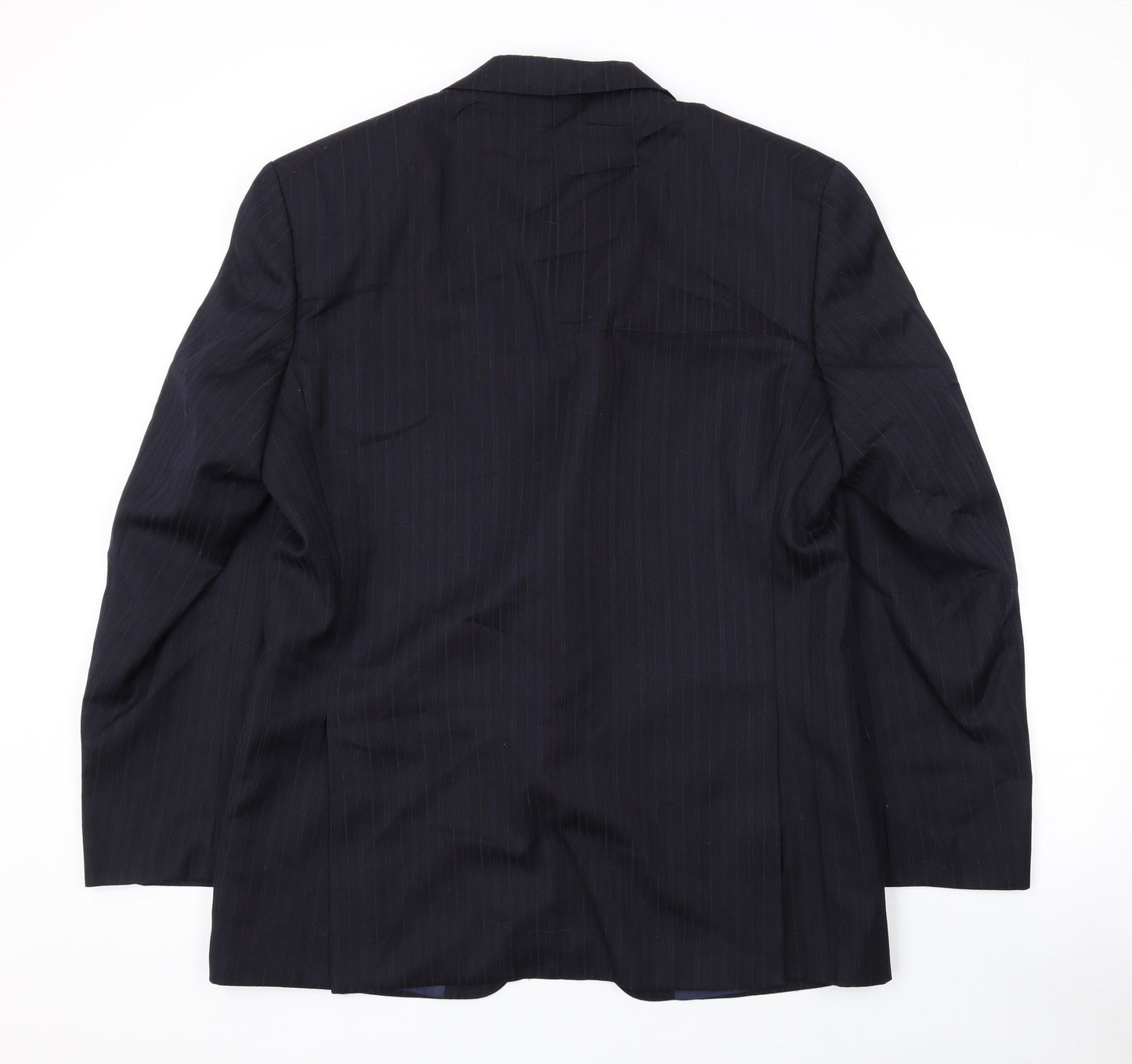 Varteks Mens Black Polyester Jacket Suit Jacket Size 42 Regular