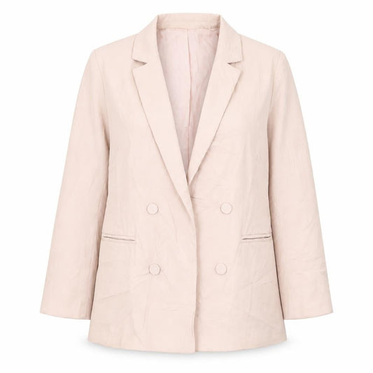 Bershka Womens Pink Jacket Blazer Size M Button