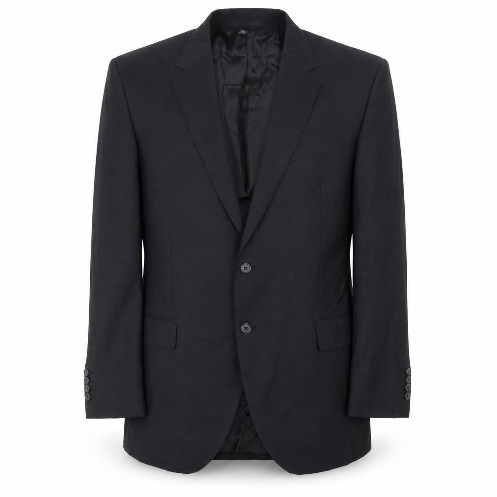 Marks & Spencer Mens Black Polyester Jacket Suit Jacket Size 40 Regular