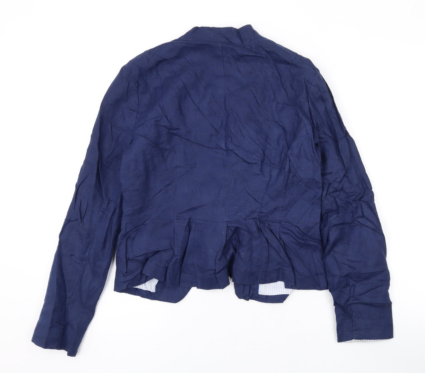 Cynthia Rowley Womens Blue Jacket Blazer Size S