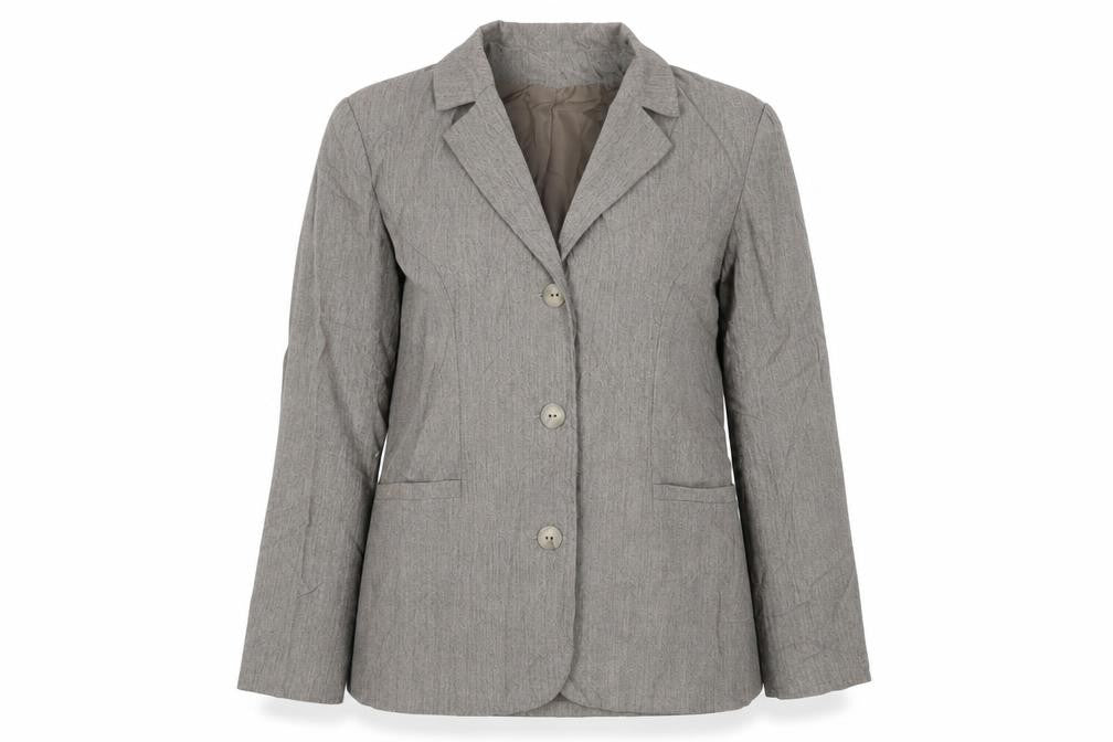 Damart Womens Brown Jacket Blazer Size 14 Button
