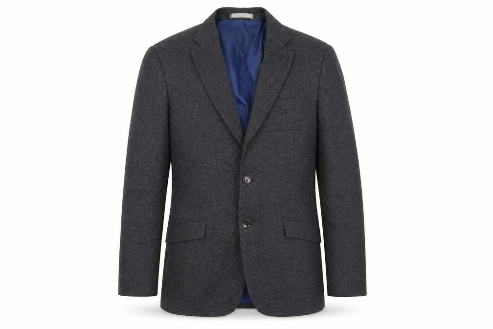 Marks & Spencer Mens Grey Wool Jacket Suit Jacket Size 40 Regular