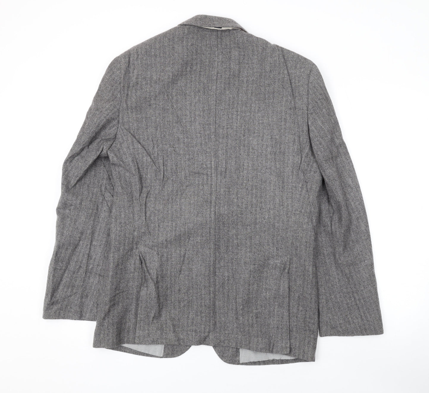 Marks and Spencer Mens Grey Wool Jacket Suit Jacket Size 38 Regular