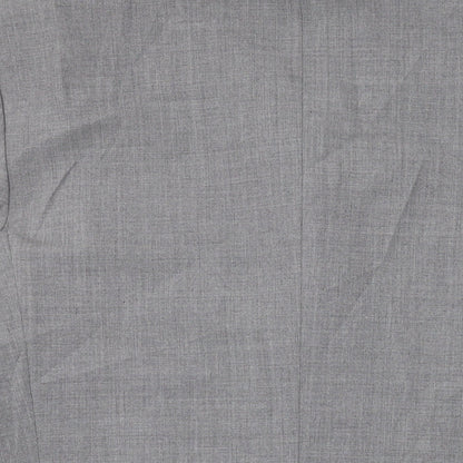 River Island Mens Grey Polyester Jacket Suit Jacket Size 40 Regular