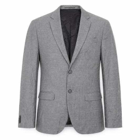 H&M Mens Grey Jacket Blazer Size 38 Button