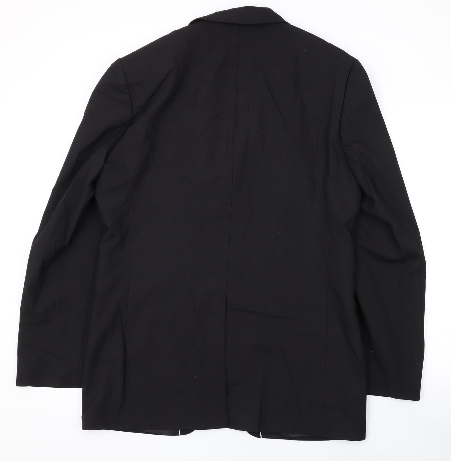 NEXT Mens Black Polyester Jacket Suit Jacket Size 40 Regular