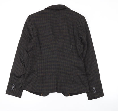Next Womens Black Jacket Blazer Size 10 Button