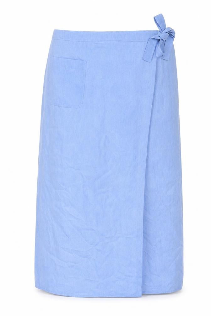 Gerry Weber Womens Blue Polyester A-Line Skirt Size 16 Zip