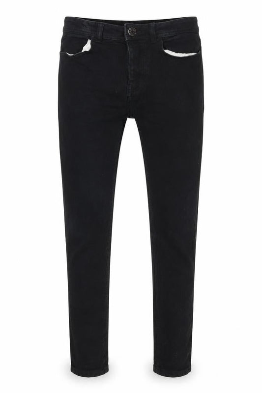 Denim & Co. Mens Black Cotton Skinny Jeans Size 28 in L29 in Regular Zip