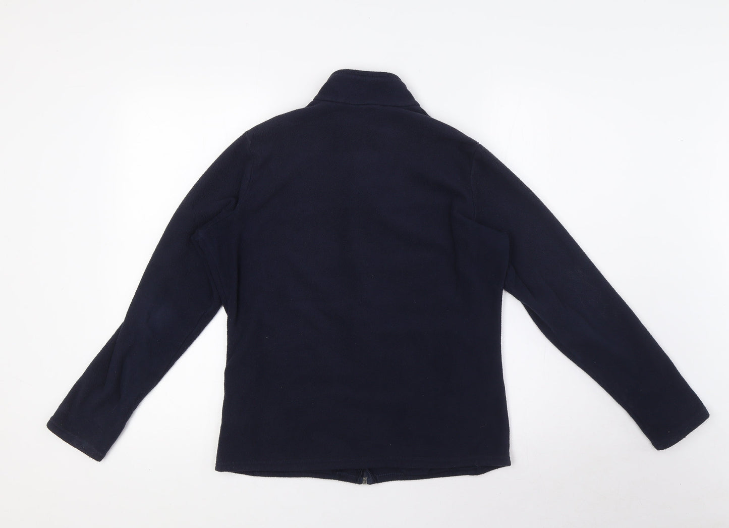 Marks and Spencer Womens Blue Jacket Size 10 Zip
