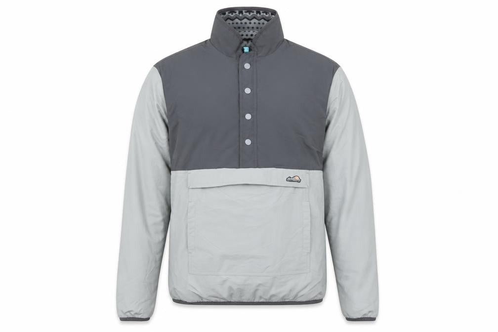 Chubbies Womens Grey Jacket Size S Zip - Reversible, Fleece