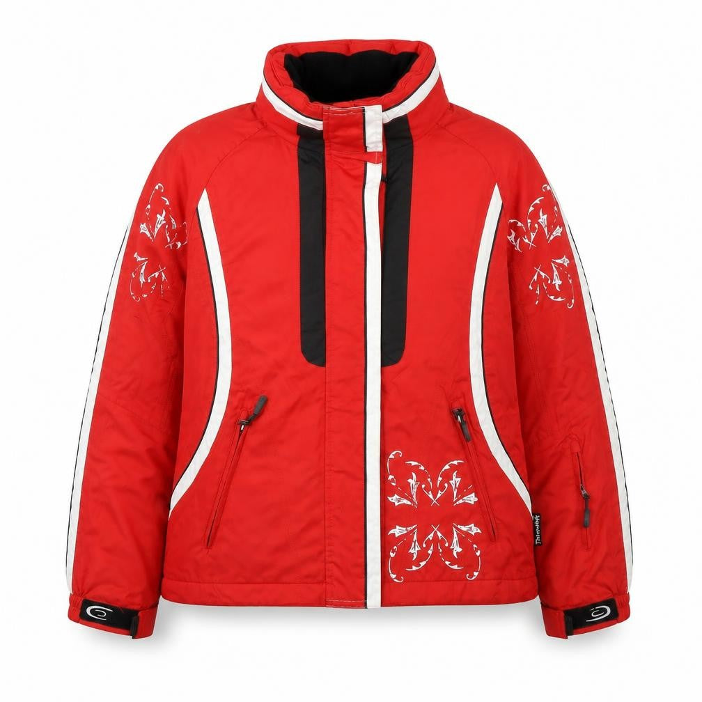 Thinsulate Womens Red Ski Jacket Jacket Size S Zip