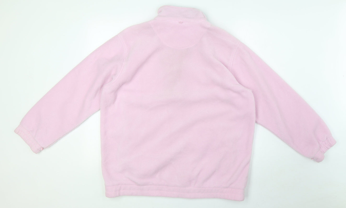 CasualComfort Womens Pink Jacket Size 14 Zip - Interactive