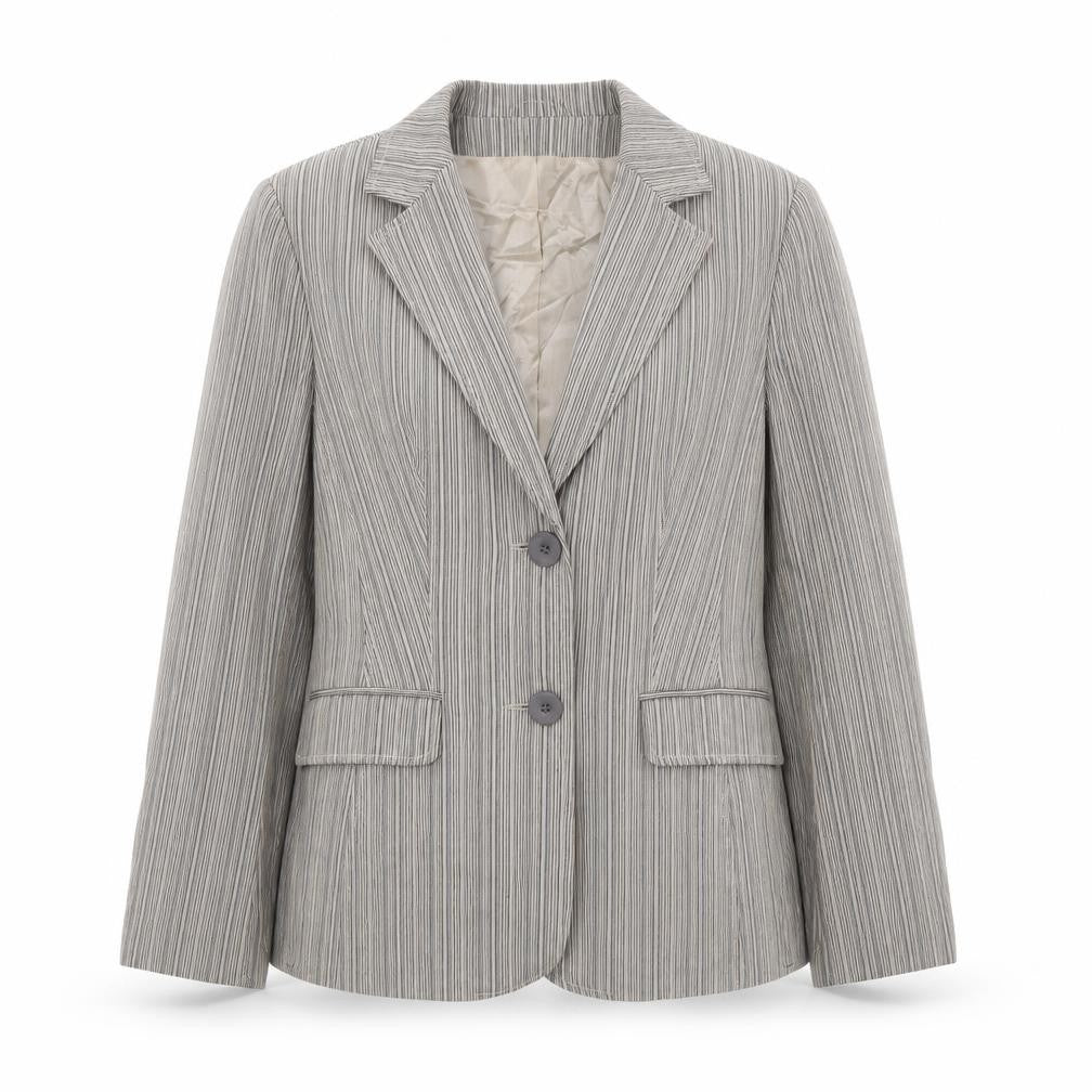 Article Womens Beige Jacket Size 12 Button