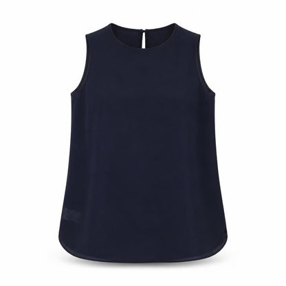 St Michael Womens Blue Polyester Basic T-Shirt Size 12 Round Neck