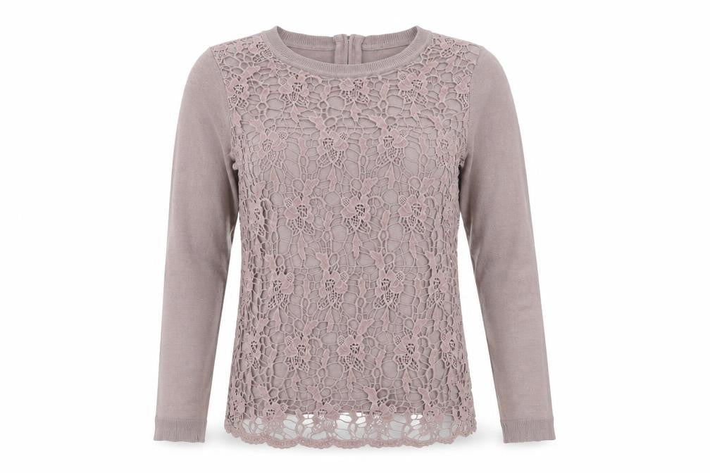RJR.John Rocha Womens Pink Cotton Basic T-Shirt Size 8 Round Neck