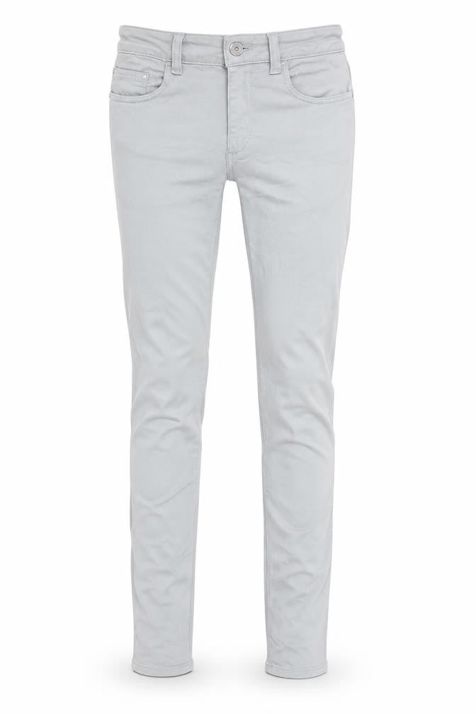 Zara Womens Grey Cotton Skinny Jeans Size 6 L31 in Regular Zip