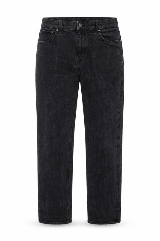 Monday Mens Black Cotton Straight Jeans Size 32 in L32 in Regular Button