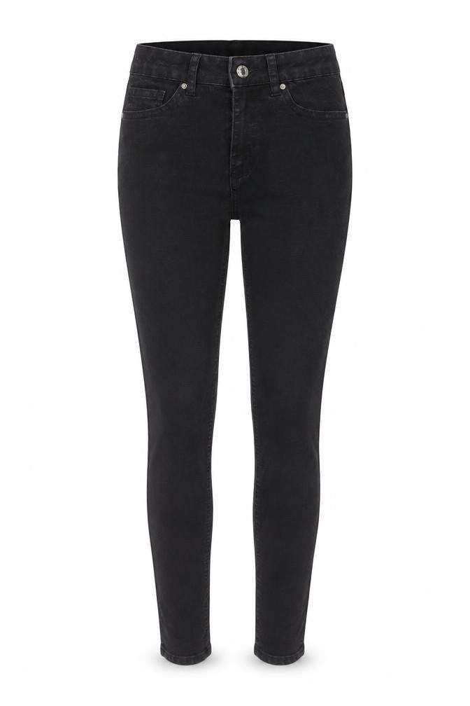 365 Denim Womens Black Cotton Skinny Jeans Size 8 L24 in Regular Button
