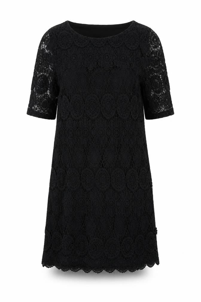 Tokyo Doll Womens Black Cotton Mini Size 14 Round Neck Pullover