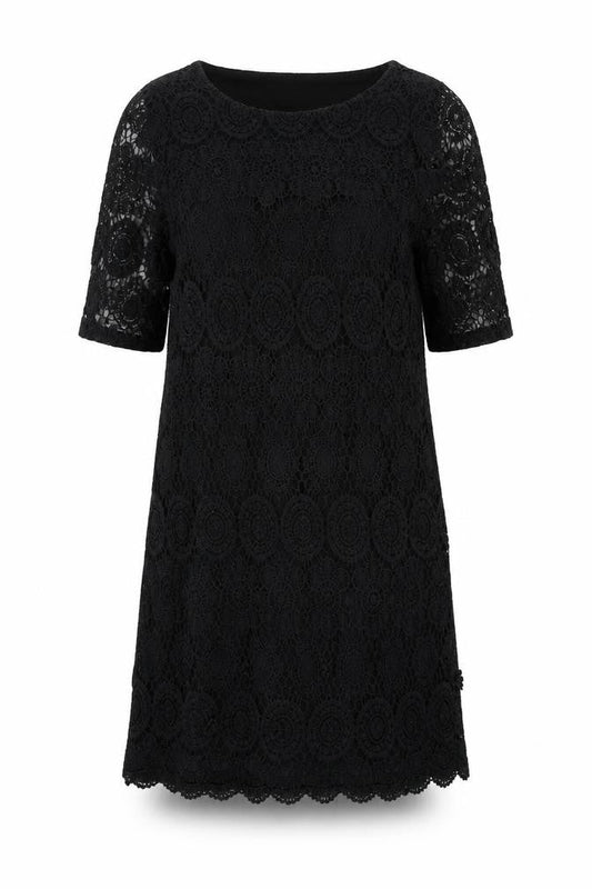 Tokyo Doll Womens Black Cotton Mini Size 14 Round Neck Pullover