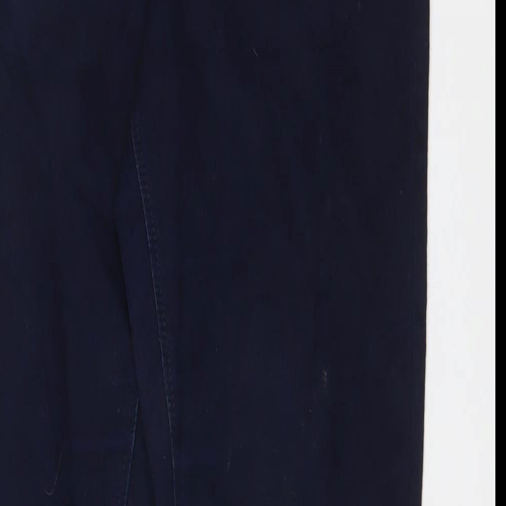 Papaya Womens Blue Cotton Jegging Jeans Size 12 L31 in Regular