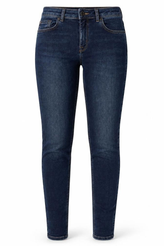 Jack Wills Womens Blue Cotton Skinny Jeans Size 27 in L30 in Regular Zip