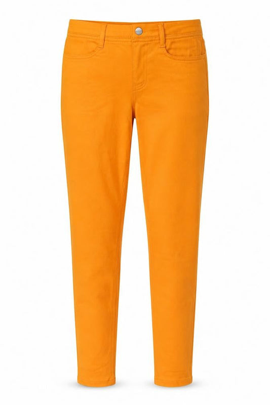 GoColours Womens Orange Cotton Jegging Jeans Size S L28 in Regular
